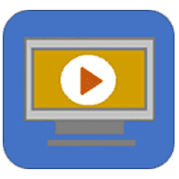 Webinar, video, audio icon
